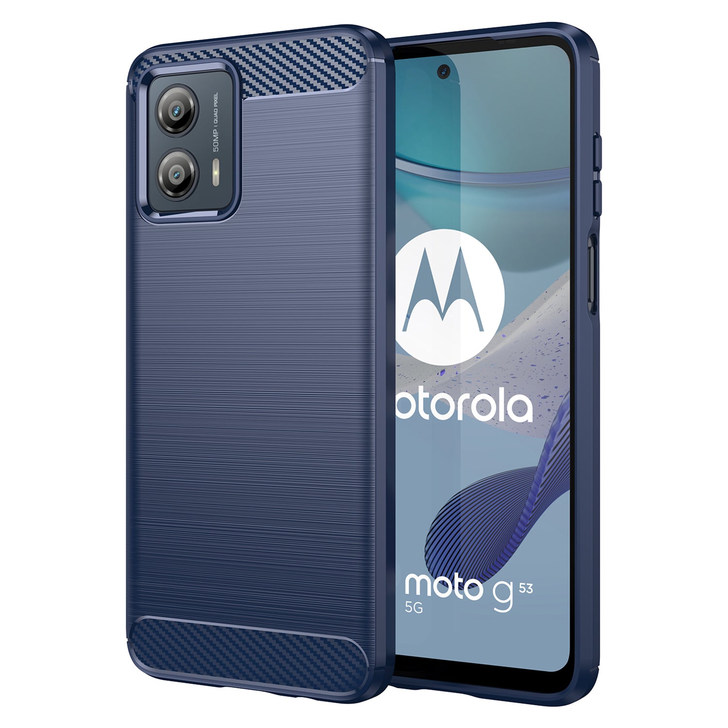 For Motorola Moto G53 5G Brushed Phone Case Carbon Fiber Texture Phone Shell Mobile Phone Cover For Motorola Moto G53 5G Brushed Phone Case Carbon Fiber Texture Phone Shell Mobile Phone Cover